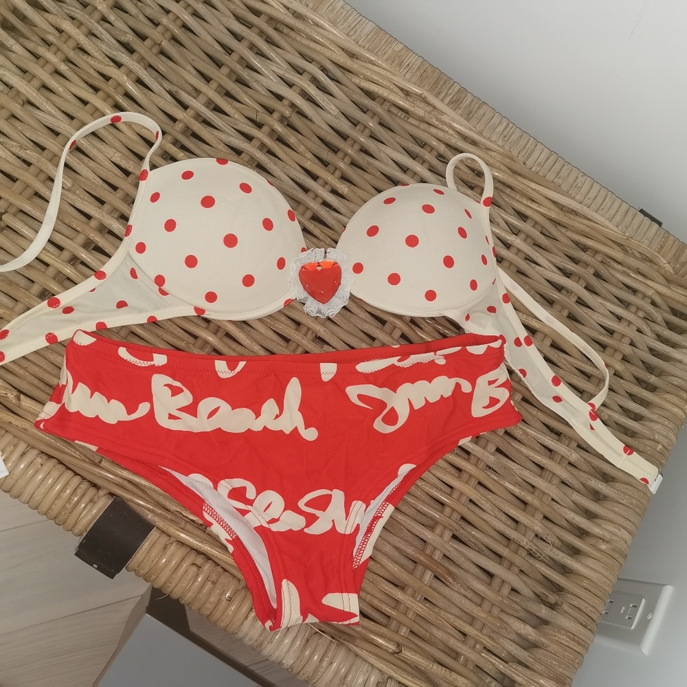 Polka dot bikini set